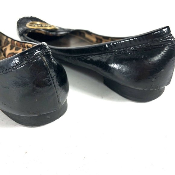 Coach Corena Black Patent Leather Loafers 8.5 Buck - Picture 4 of 8